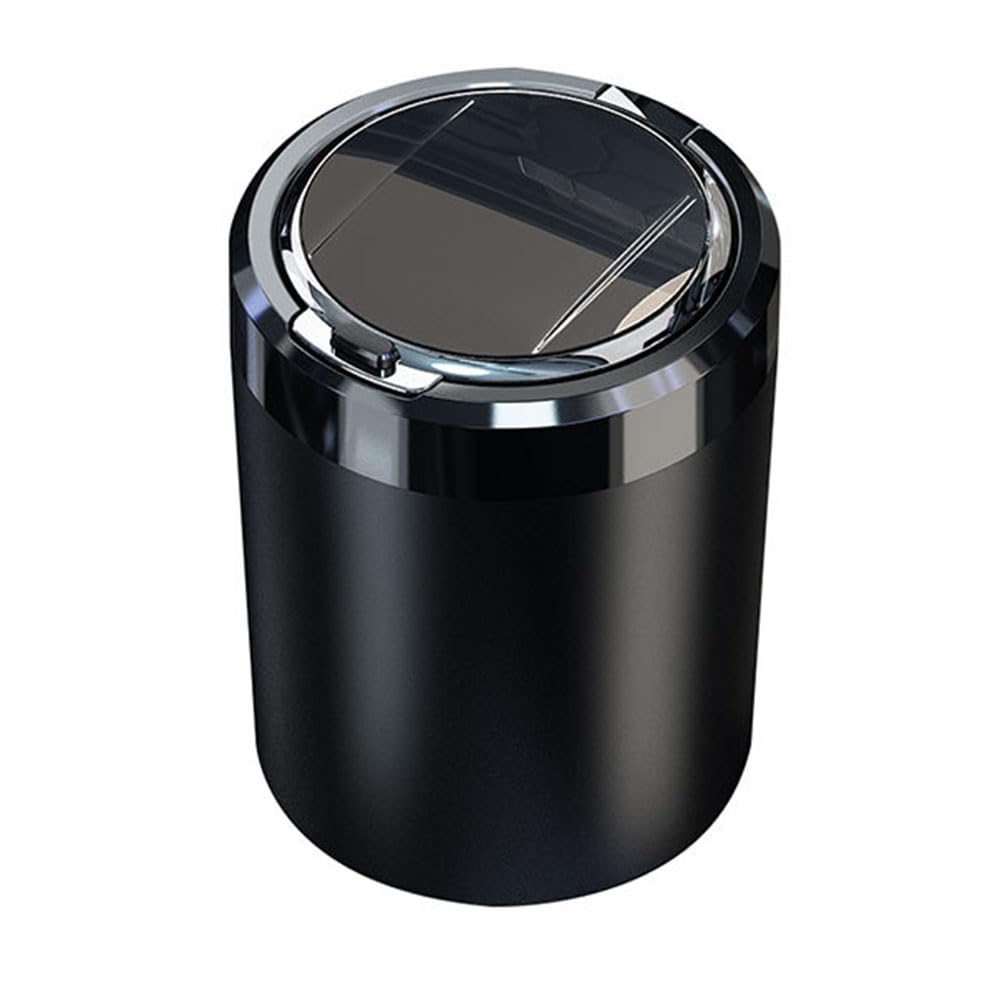 AALXF Car Ashtray With Lid for Toyota Aygo (AB10 AB40 2005-2022), Smokeless Auto Ash Tray Cup Holder Cylinder Odourproof Vehicle Interior Accessories Portable Rubbish Bin,Black