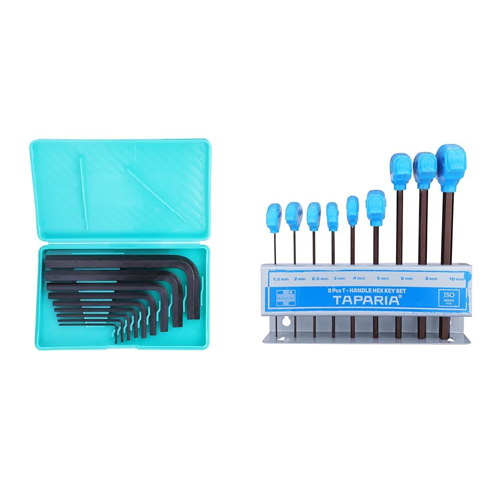 Taparia KM9V Allen Key Set (Black)