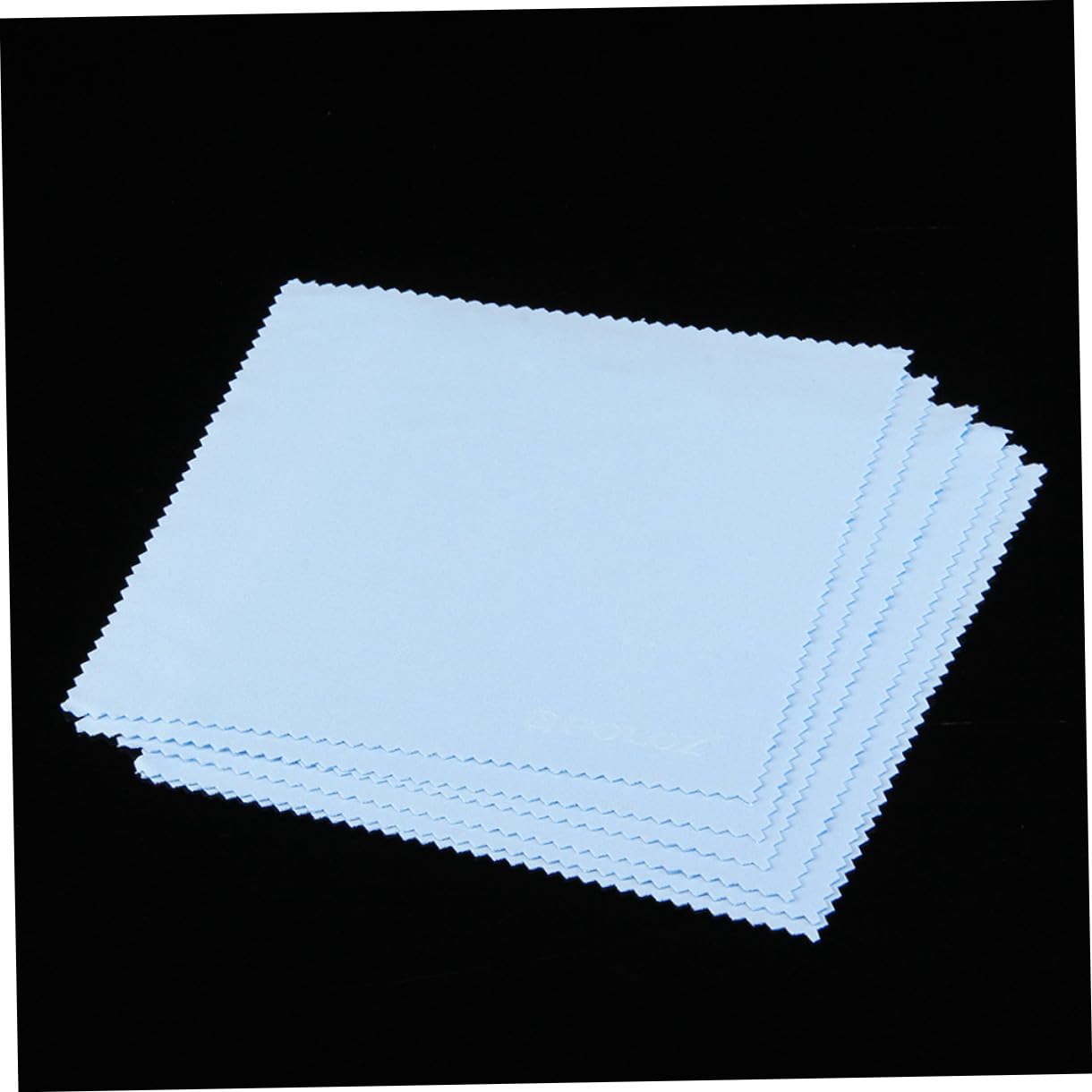 FOMIYES 500 Pièces Chiffons De Nettoyage Pour Écran Chiffon De Polissage De Bijoux Nettoyage Des Tablettes Chiffon De Nettoyage En Microfibre Pour Voiture Lunettes Chiffon Lingettes Blue