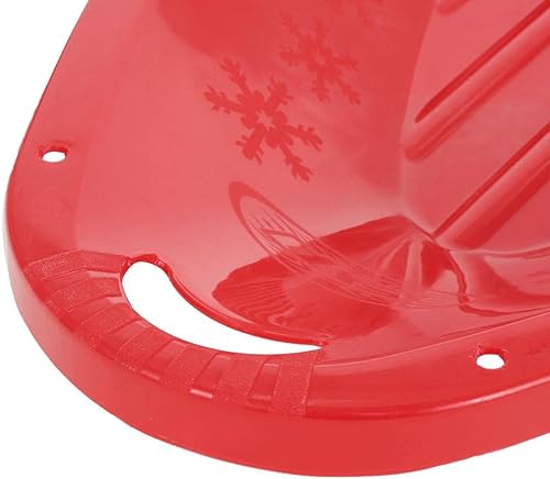 Miniatura 3 de ESP Sno Cruiser Tobogan de 48 pulgadas - Trineo para dos jinetes - Poliresina resistente, fondo pulido con diamante - Rojo