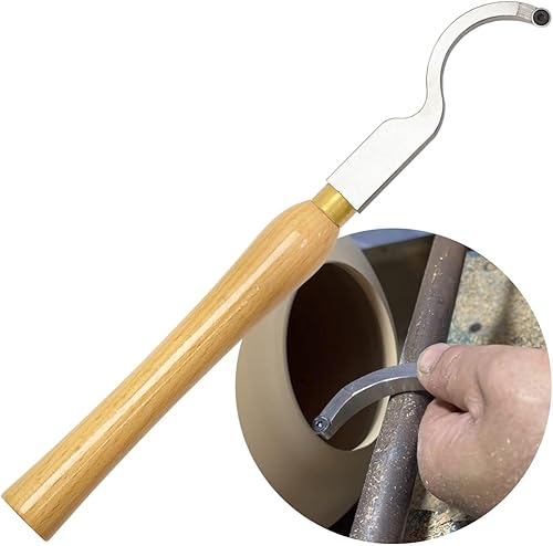 Miniatura 6 de Herramienta de torneado de madera hueco para cuello de cisne, barra de herramientas de cincel de torno con punta de carburo con cortador de