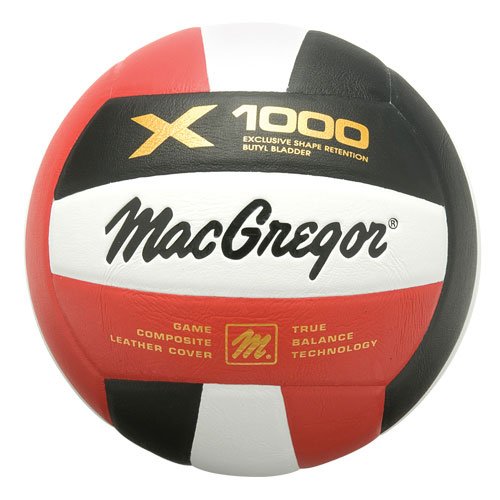 MACGREGOR X1000u00a0Composite de Volley-Ball, Blanc