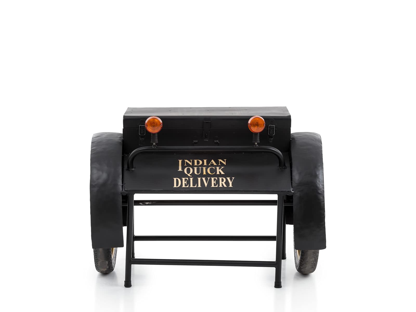 Woodkings® Bar Delivery Car Vintage Design Bartisch Barregal Barschrank Beistelltisch Weinregal Herrenzimmer Büro Partykeller