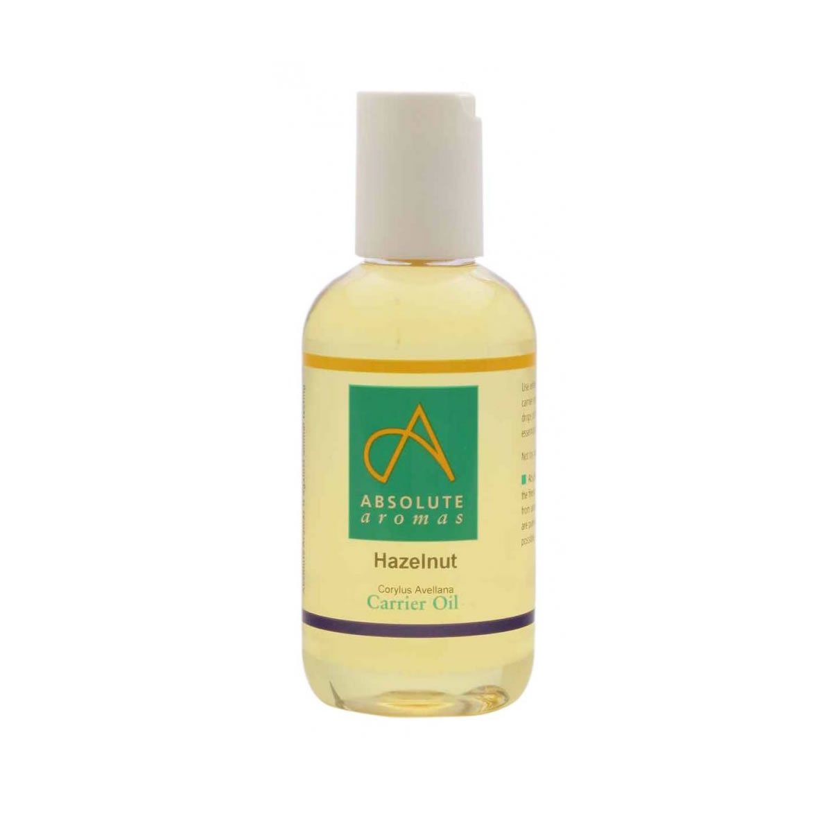 Absolute Aromas Hazelnut Oil (Corylus Avellana) 50ml - Pure, Natural, Cold-Pressed, Vegan and Cruelty Free – Moisturising Carrier Oil for Body and Facial Massage
