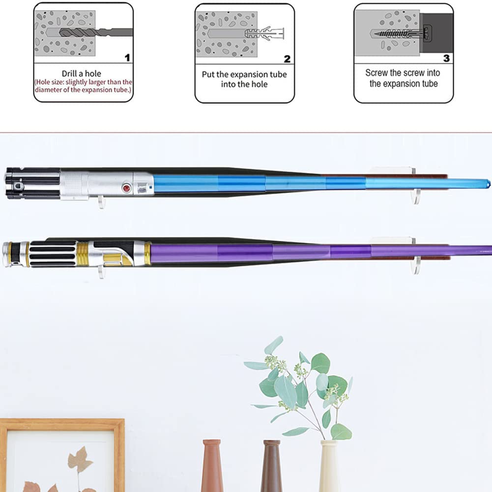 Support D'Épée Katana Transparent – Présentoir En Acrylique Pour Bureau, Maison Ou Magasin – Gain De Place