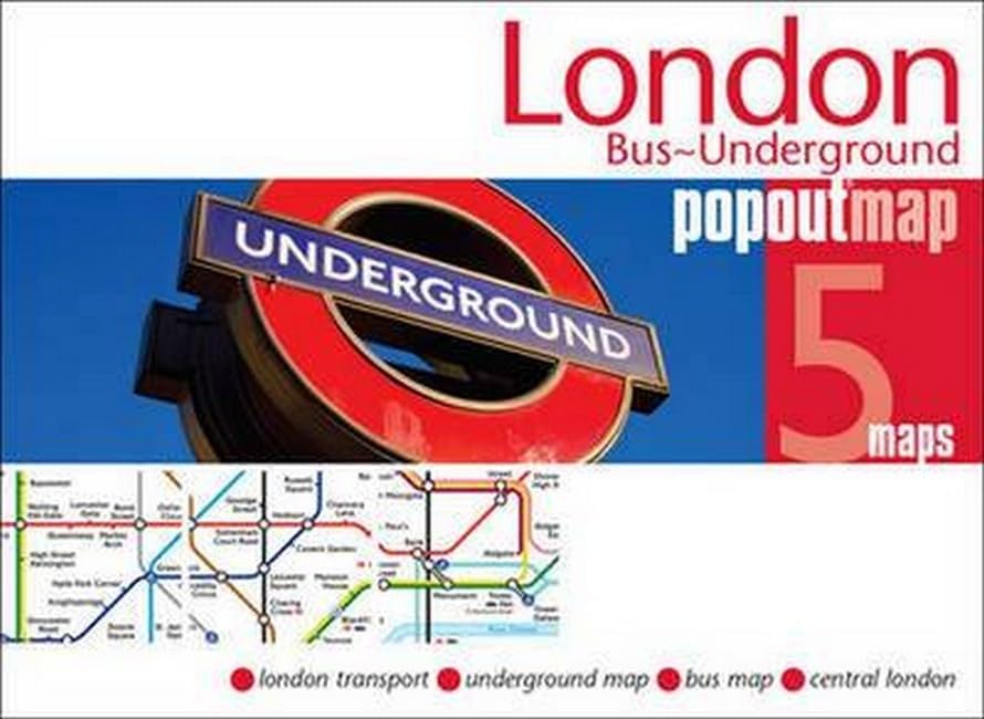London Bus & Underground PopOut Map (PopOut Maps) Map – Folded Map, April 2, 2014