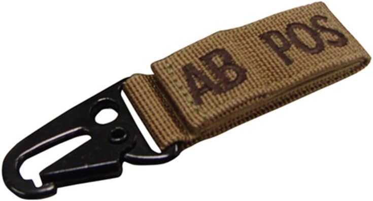 CONDOR 239: Blood Type Key Chain ; AB Positive (TAN)