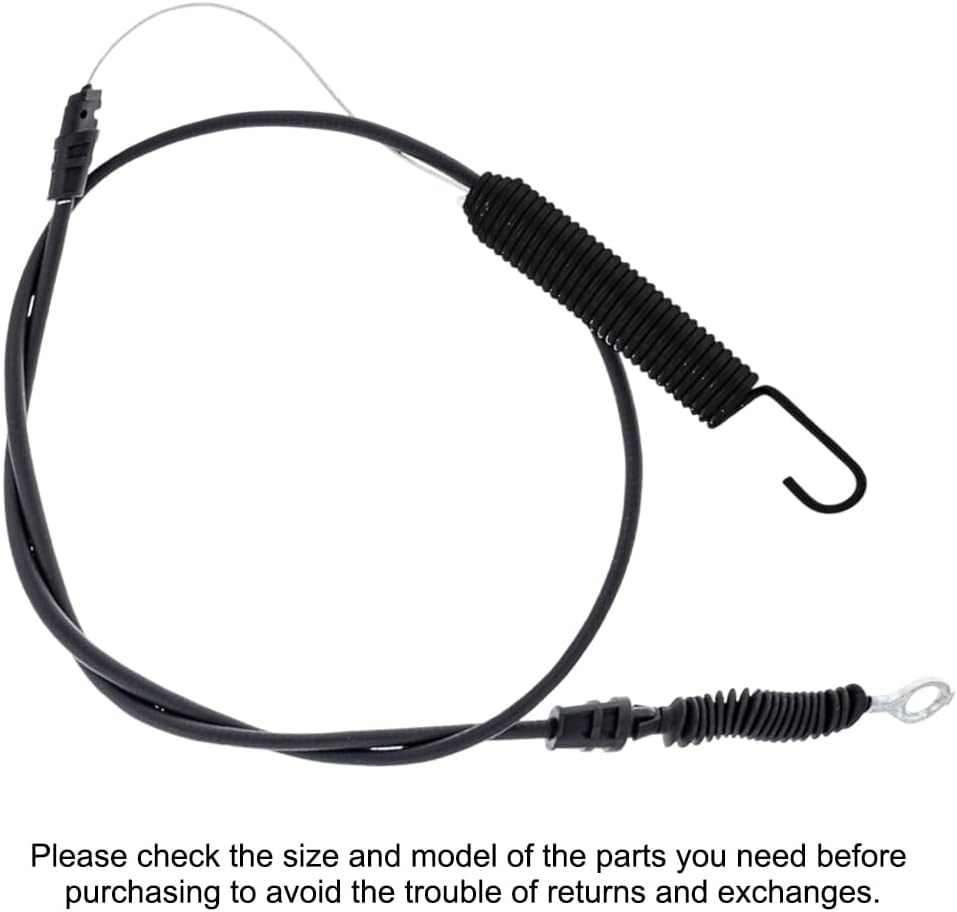 946-05140A Lawn Tractor Blade Cable, 946-05140 Deck Engagement Cable for Murray Troy-Bilt Yard-Machines Columbia MTD Gold Yard-Man, Fits for 247203700 247273740 247203701 247203720 (946-05140A)