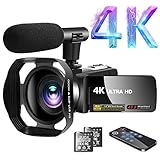 mikrofon für interviews videokamera ✿ 【Fernbedienung und elektronisches Verwacklungsschutz】: Der videokamera full hd mit Mikrofon wird mit einer Fernbedienung geliefert, mit der er bis zu 15 Fuß entfernt gesteuert werden kann. Keine Mitglieder sind vom Gruppenfoto ausgeschlossen und es werden keine Personen mehr gebeten, Fotos für Sie zu machen. Darüber hinaus unterstützt es die elektronische Verwacklungsschutzfunktion, mit der die Bildqualität effektiv verbessert werden kann.