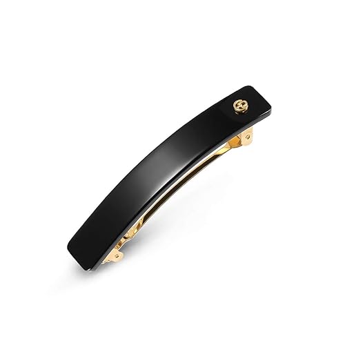 EVITA PERONI Pasadores de pelo medianos para mujeres, pasadores de pelo francés para mujer, cabello grueso, pasadores de pelo de acetato de metal