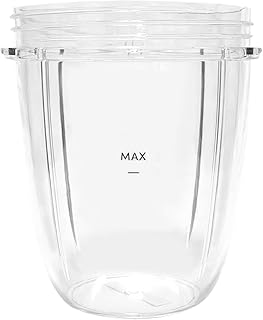 Yyyuluo Juicer Cups for NutriBullet Replacement Parts 600W 900W 18OZ 24OZ 32OZ Clear Mugs Blender Juicer Mixer Accessories(18OZ)