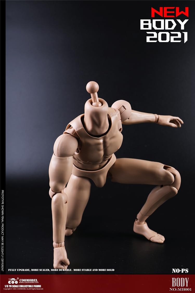 1/6 Maßstab Männlich Stark Muskulärer Körper JXToys S02 Für