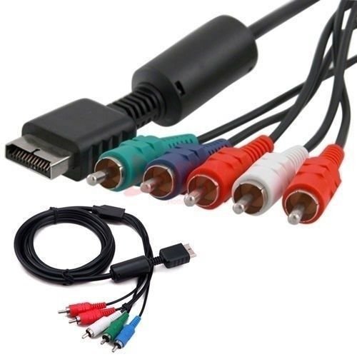 6 Feet RCA AV Audio Video Component Composite Cable Cord for Sony PS1 PS2 PS3