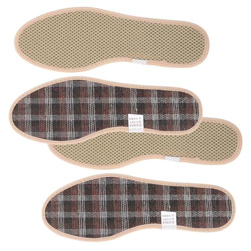 MOLUCKFU 2 Pairs Bamboo Charcoal Insoles