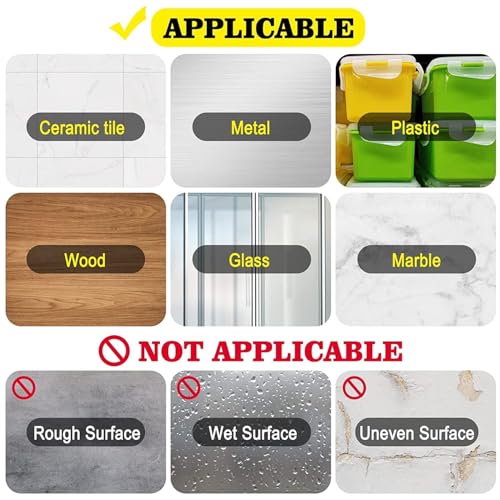 Image of UCRAVO 3PCS Double Sided Tape, Heavy Duty Self Adhesive Tape, Two Side Sticky Pads Strong Wall Adhesive Strips No Marks Reusable Removable Clear Tape for Picture Hanging, Carpet Glue 2mm Thick, 3mtrs