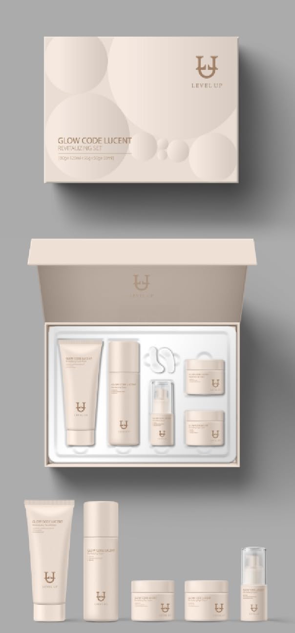 Level Up Glow Code Lucent Revitalizing Set, Skincare Routine