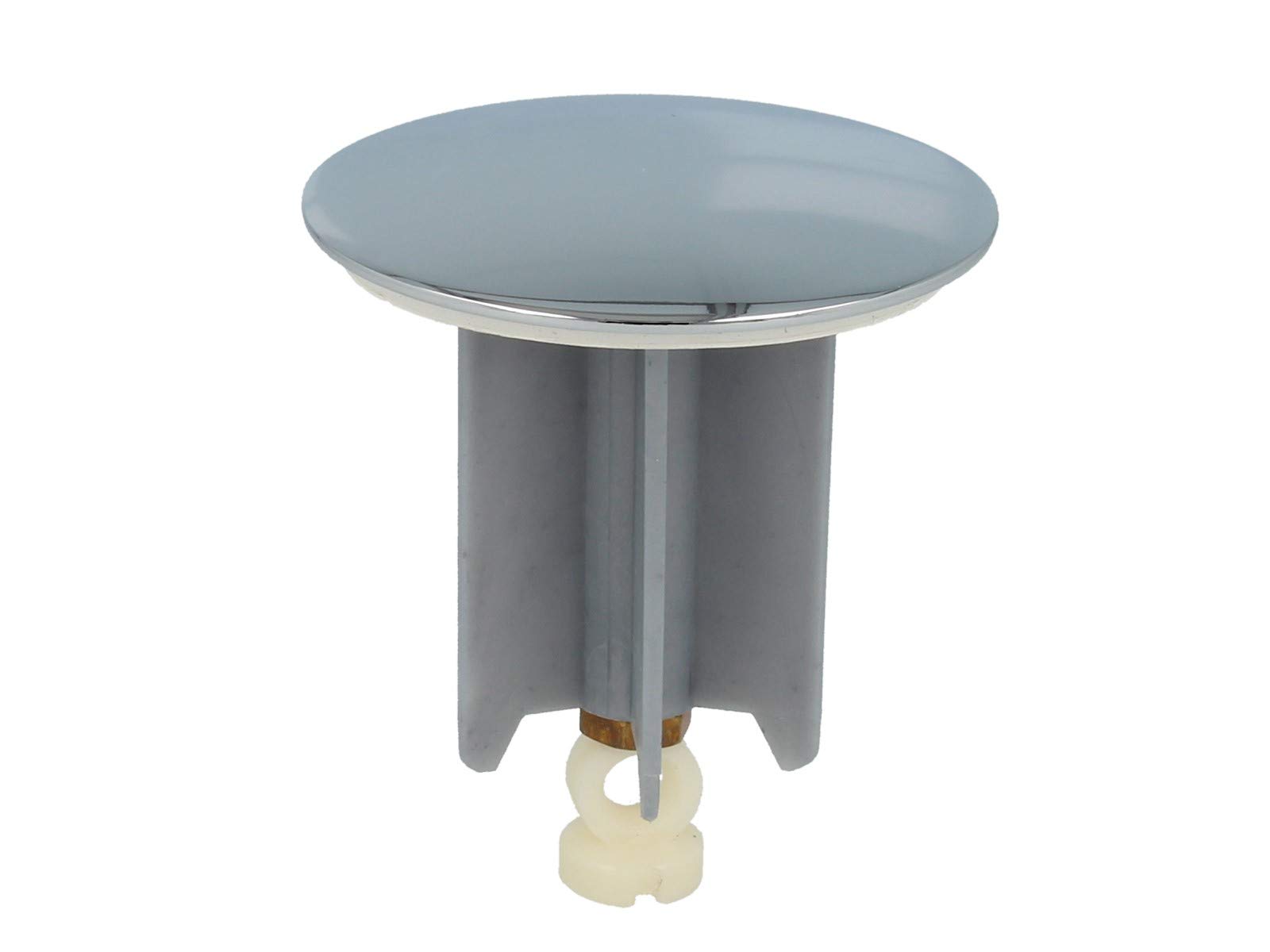 Tappo Saltarello Scarico 40mm Tecuro | Cromato Con Filtro Capelli E Vite Regolabile