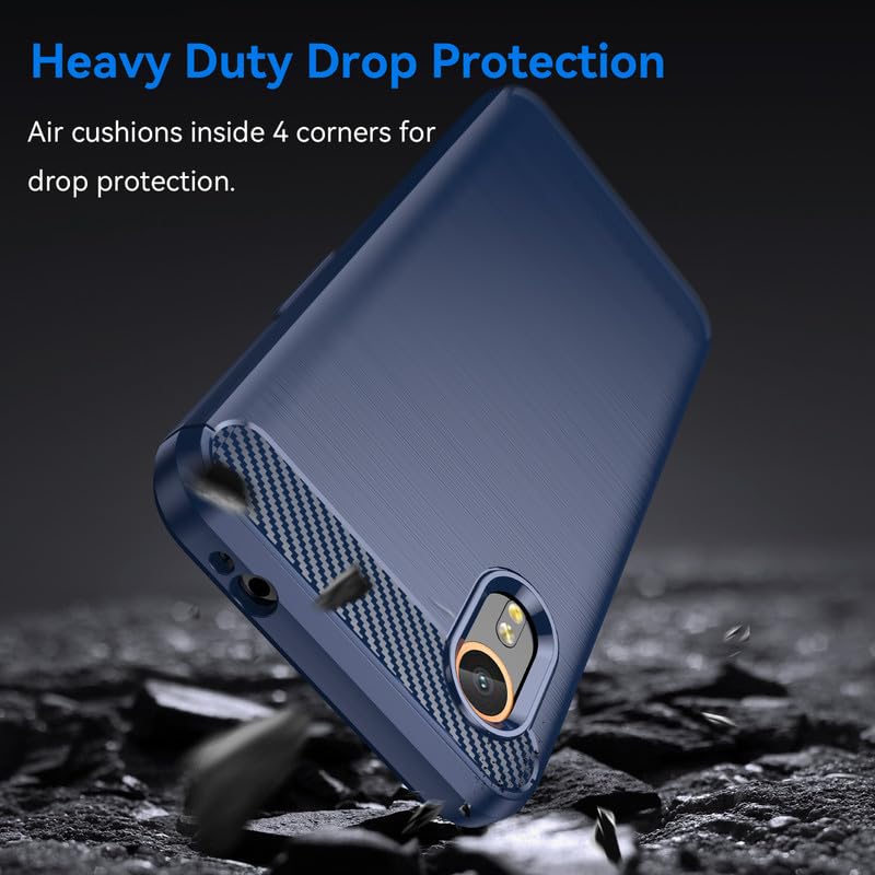 Image of Basic Case for Samsung Galaxy XCover 7 (Carbon Fibre Blue)