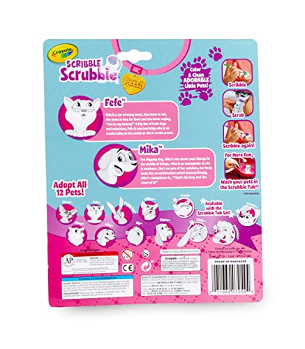 Crayola Scribble Scrubbie Pets, Dog & Cat, Kids Toys, Gift For Girls & Boys, Age 3, 4, 5, 6 #TOP5