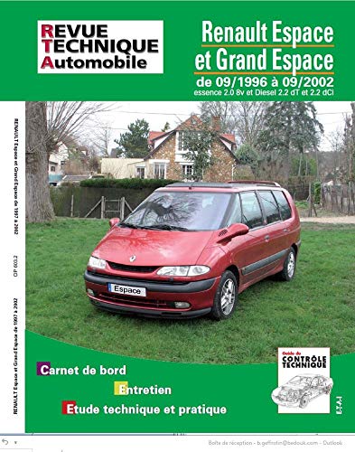 livre E.T.A.I - Revue Technique Automobile 603.2 - RENAULT ESPACE III - 1996 à 2002