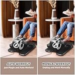 ESL Under Desk Elliptical - Portable Leg Exerciser for Seniors, Compact Seated Elliptical with Remote Control, LCD Display Electric Elliptical Trainers for Home Good Gift, Ellipse Leg Exerciser - Image 3