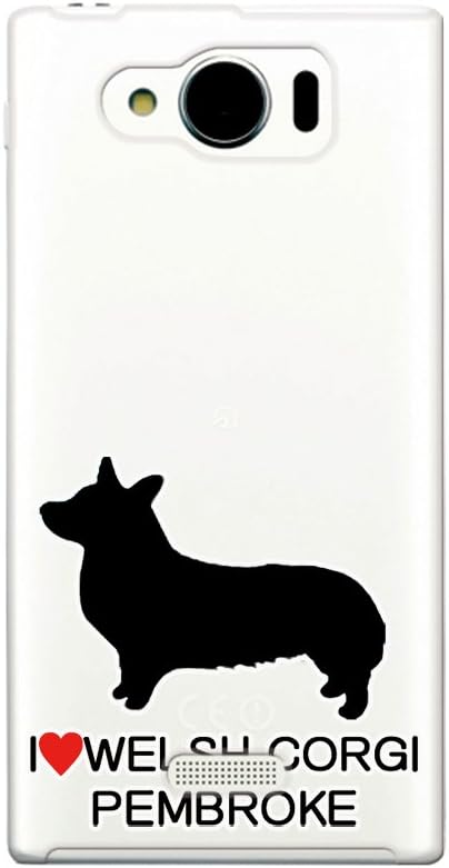 Amazon Beone ケース カバー Au スマートフォン Aquos Phone Serie Mini Shl24 カバー ケース アクオス 透明ケース クリアケース シルエット 動物 モノクロ 白黒 犬 ドッグ ペット わんちゃん コーギー Corgi Act00011 本体が透けて見える クリア スマホカバー