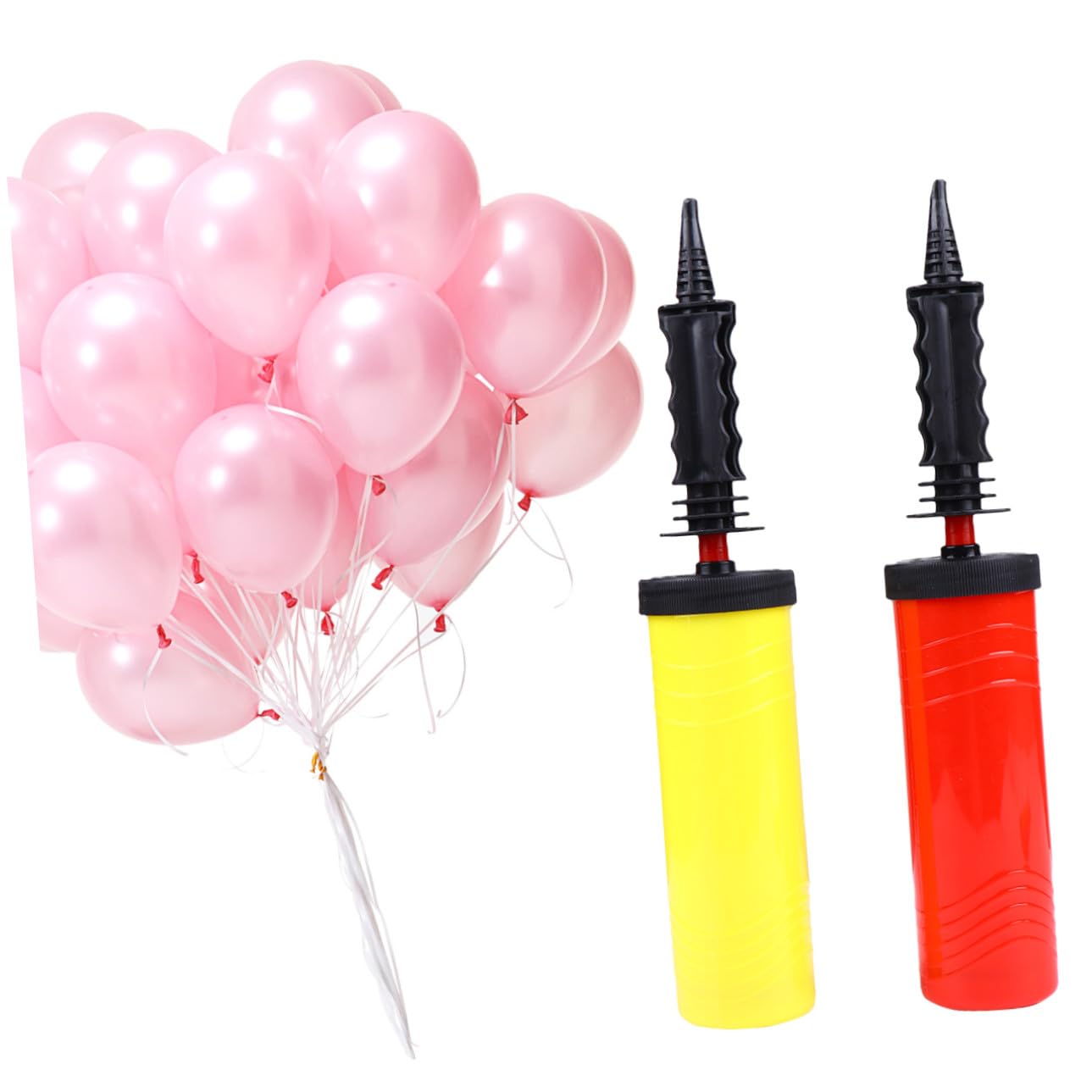 Gadpiparty 2 Set Di Pompa A Mano Per Gonfiaggio Palloncini Pompa Ad Aria Portatile Per Giocattoli Leggera Facile Per Palloncini 2 Pezzi*2