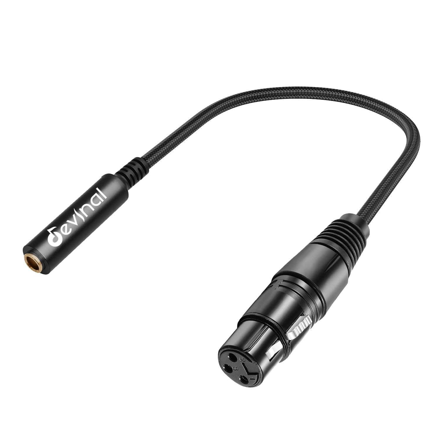 Adattatore XLR Maschio/Maschio 3 Pin Plugger Easy Nero