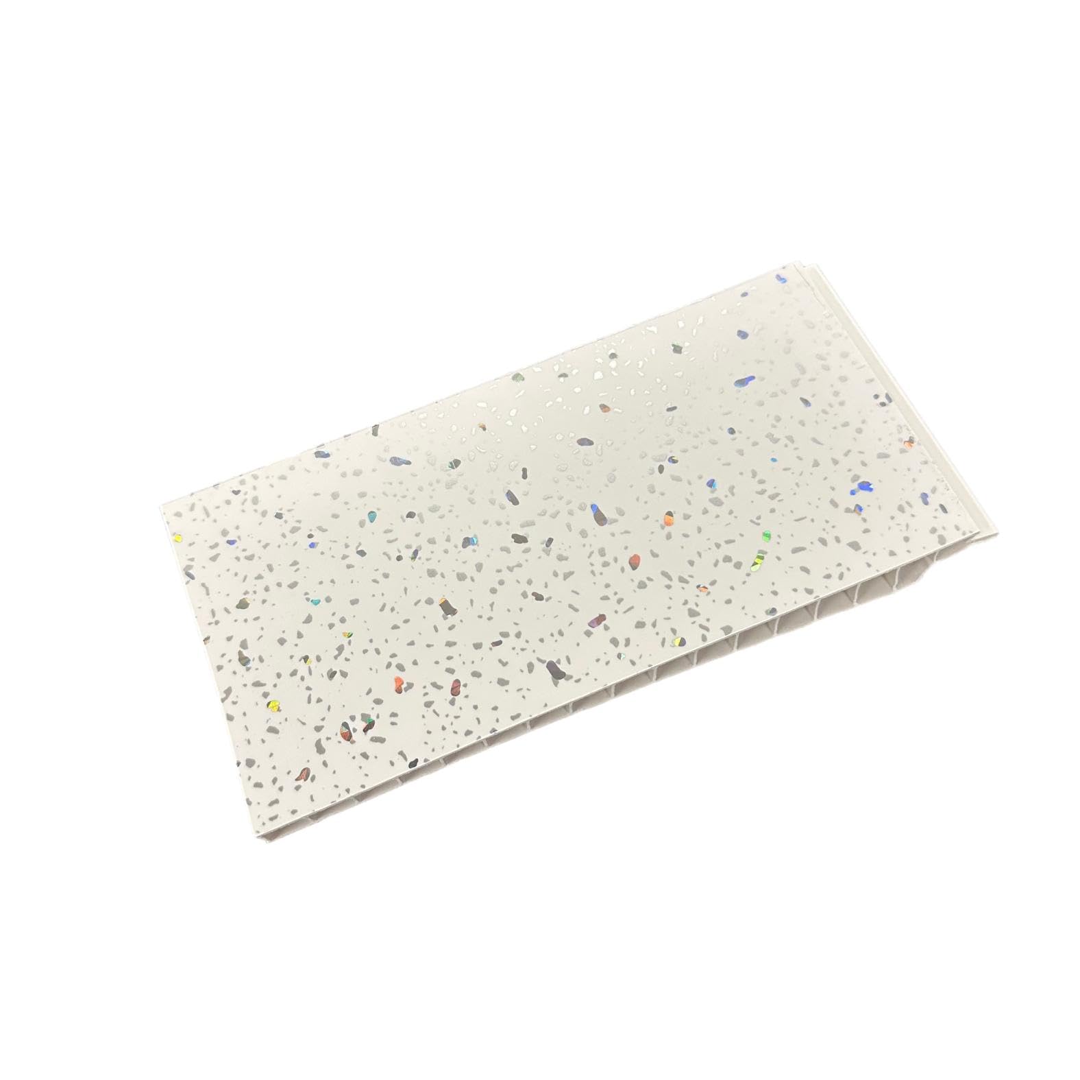 Dbs White Sparkle 10Mm Sample Piece Bathroom Pvc Cladding Wall Shower Panel Sample