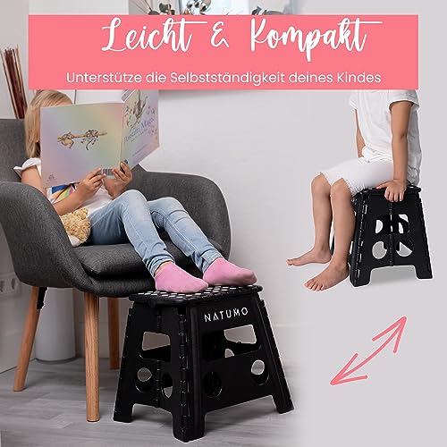 NATUMO® Sgabello pieghevole XL per bambini e