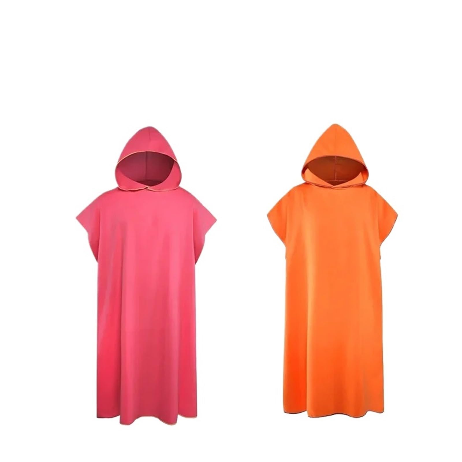 CHTKAGV Microfiber Hooded Towel Quick Dry Changing Robe Cape for Swim, Beach, Travel, Surf, and Sauna(2IN1-B)