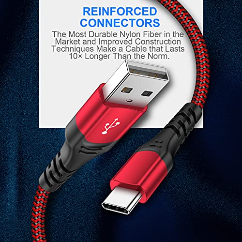 Ps5 Controller Charger Charging Cable – 2 Pack 10Ft Type C To Usb A Data Cord High Speed Sync Wire For Playstation 5 Dualsense, Xbox Series S X Core, Elite Series 2, Ns Switch Lite, Pro Controller #TOP4