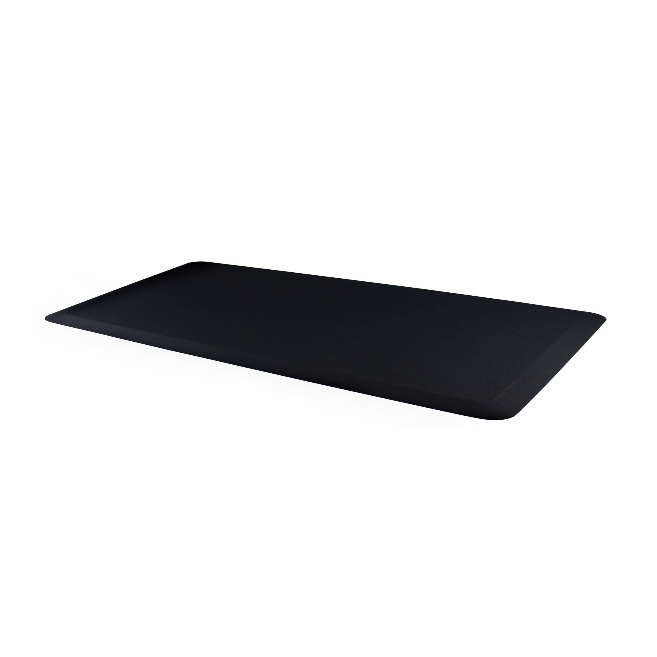 Ultralux Alfombrilla antifatiga, Larga y Premium, cómoda, Duradera, ergonómica y Antideslizante, 2 cm de Grosor, 60 x 180 cm, Almohadilla de Apoyo Adicional, Negro