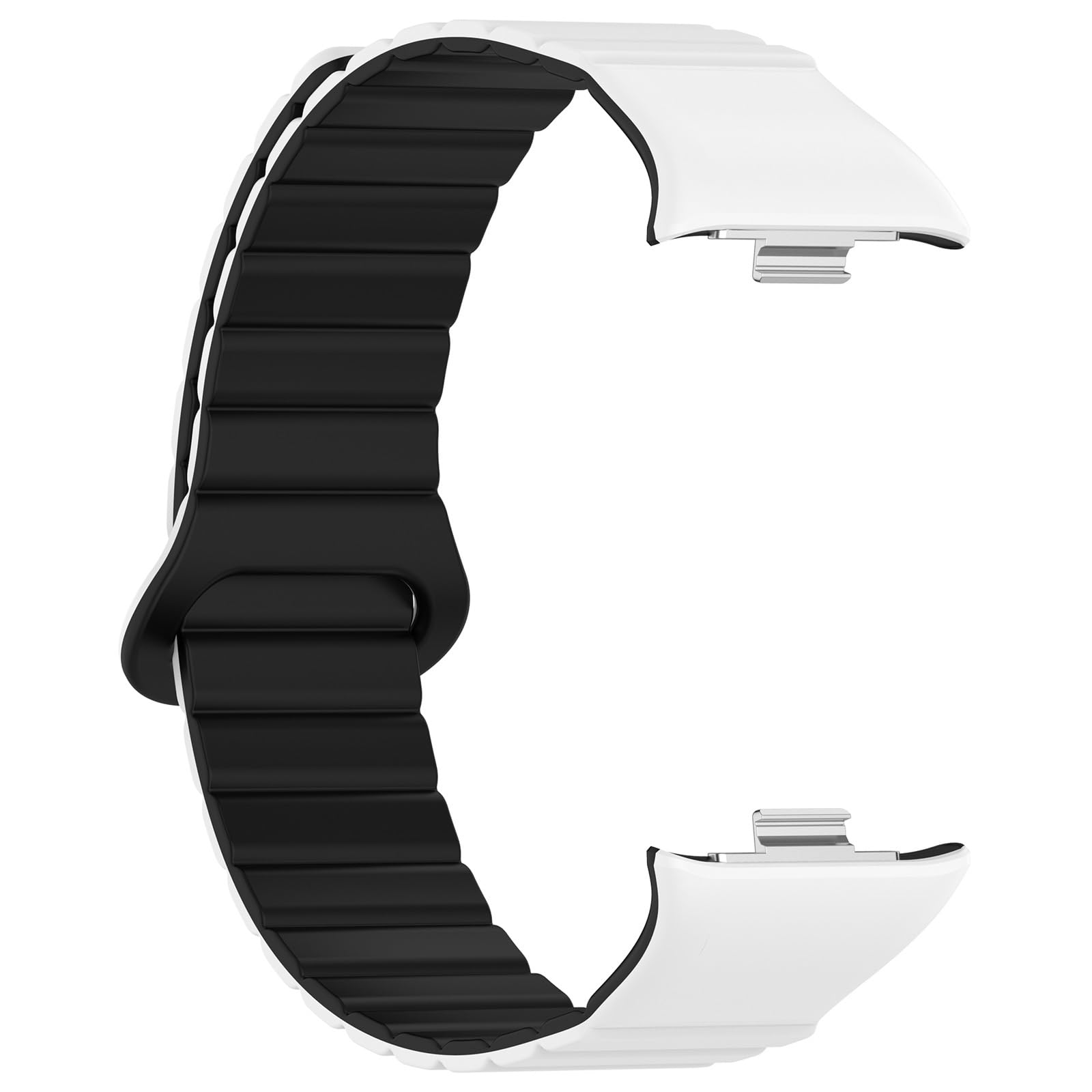 HQHYGM Silikonowy pasek magnetyczny do zegarka Redmi 4 Wymiana akcesoriów Inteligentna opaska na nadgarstek Miękka bransoletka sportowa Paski do zegarków Miband 8Pro