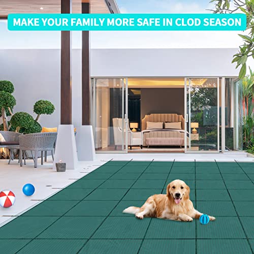 Vingli PSC-G-16 Safety Pool Covers For Inground Pools Rectangular 16 Ft X 32 Ft Swimming Pools thumb #2