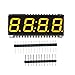DONGKER HT16K33 LED Display Digital Tube,0.56in 4-Digit 7-Segment Clock Double Displays Dots Module DC 3.3V-5V