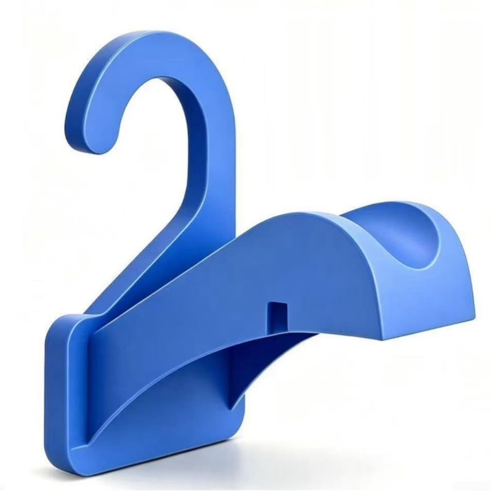 Sawhamale Pool Hose Support Bracket Plastic Weatherproof Swimming Pools Pipe Support Holder Non Slip Above Ground Pools Hose Holder for 0.95-1.5 Inch Hoses Prevents Kinks and Sagging(Blue)