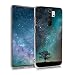 Produktbild kwmobile Hülle kompatibel mit Xiaomi Redmi Note 8 Pro - Handyhülle - Handy Case Galaxie Baum Wiese Blau Grau Schwarz