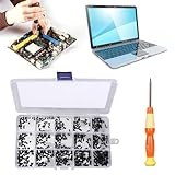 450 PCS Laptop Screws 15 Sizes Laptop Screws Kit,Notebook Computer Replacement Screws Assortment Kit,M2 M2.5 M3,for Electronics Repair,Feed Storage Box