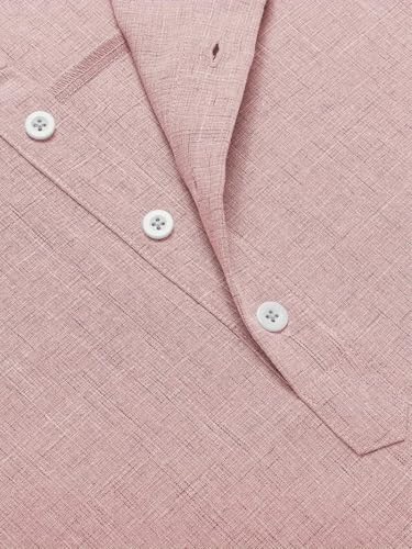 Image of Lymio Men Shirt || Kurta Style Shirt|| Half Sleeve || Solid Kurta Style (Available Also Packs) (Short-Kurta)