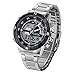 Produktbild Denis Charm  New Fashion Herrenarmbanduhr Sport Stahl Armbanduhr Analog & Digital Dual Zeit LCD Hintergrundbeleuchtung WH-11042 + Armbanduhr Geschenk-Box