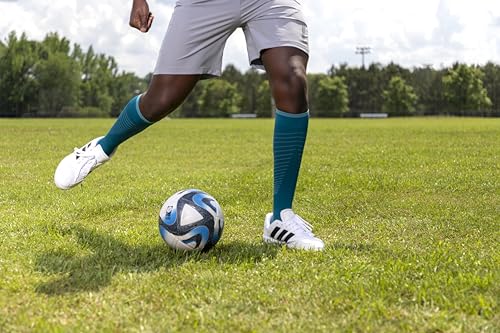 Image of Sigvaris Motion Flow Tech Calf High Compression Socks for Men & Women - Moisture Wicking, Cushioned Sole Support