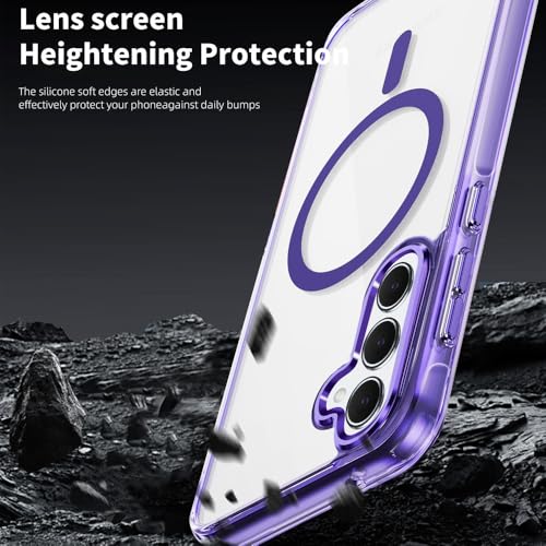 Coque Galaxy S22 Ultra antichoc en acrylique transparent magnétique - 5