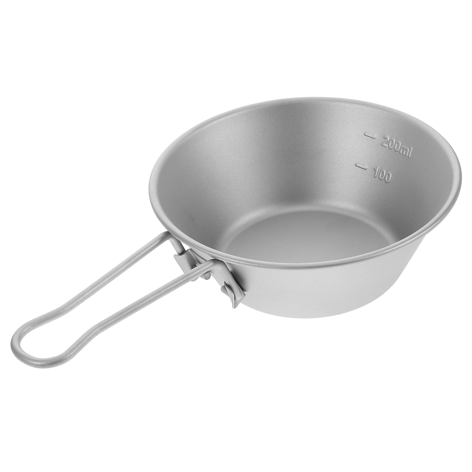 OUNONA Stainless Steel Bowls with Handle Camping Bowls Portable for Outdoor Hiking and Travel