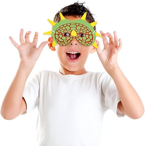 Miniatura 4 de Rhode Island Novelty Máscaras de dinosaurio de espuma de 7.5 pulgadas (12 piezas por pedido)