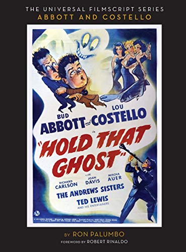 Hold That Ghost original shooting script hardback livre de collection cinéma