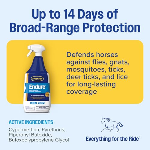 Farnam Endure Fly Spray for Horses, Sweat-Resistant, 32 oz Spray - Image 4