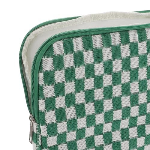 Étui pour tablette 13 pouces Ipetboom housse à carreaux avec fermeture éclair