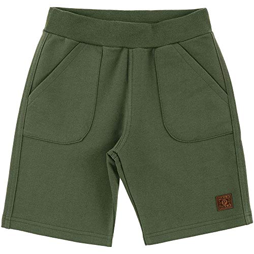 Bermuda Militar Infantil Menino Moletom 39365-356 Bermuda Verde Infantil Menino Moletom Ref:39365-35