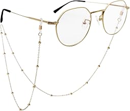 WLLHYF Brillenketten für Damen Perlen Süße Augen Glasrahmen Kordel Maskenhalter Lanyard Schnur Halskette Stilvolle Sonnenbrille Schmuck Brillenband Zubehör Verhindert Verlust